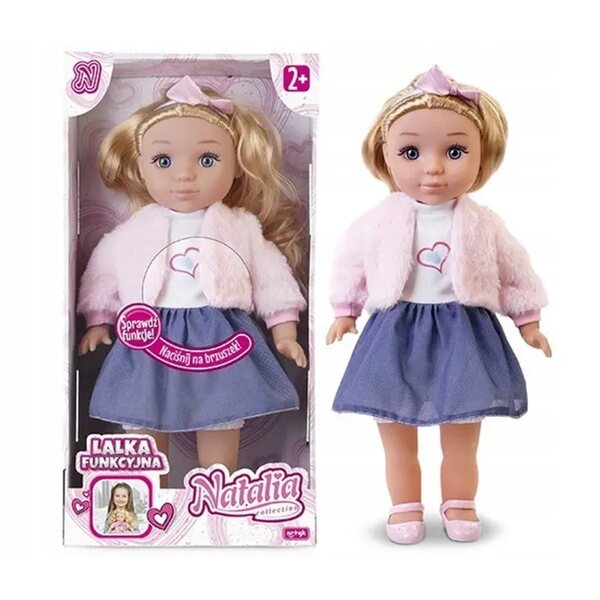 Bambola funzionale Natalia 36 cm con suono, per bambini 3+ Art