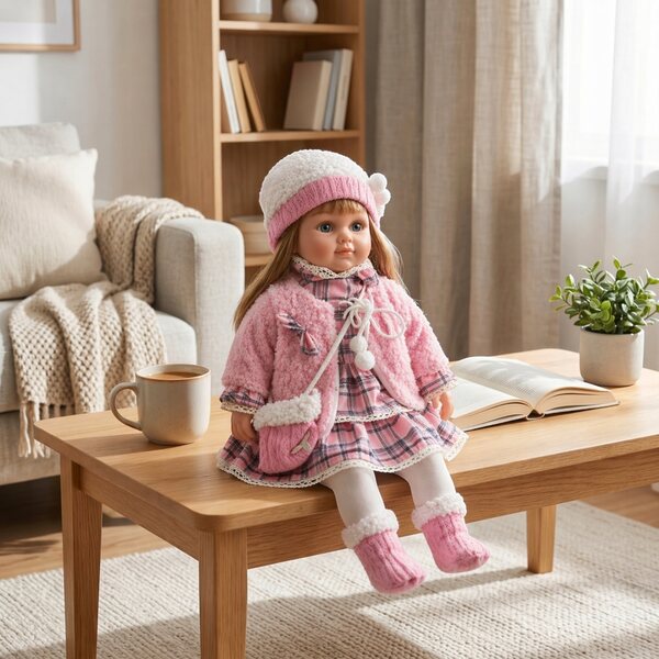 Großer interaktiver Auk mit Geräuschen und Melodien für Kinder – 35 cm