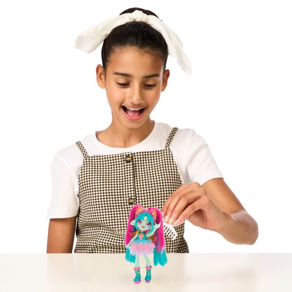 Magic Mixies Pixlings Amber Dragon: Puppe mit Trankset und beweglichen Teilen