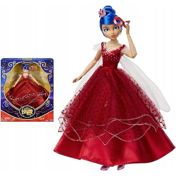 Bambola Miraculous Marinette con Abito da Ballo 27 cm – Gioco per Bambini 4+