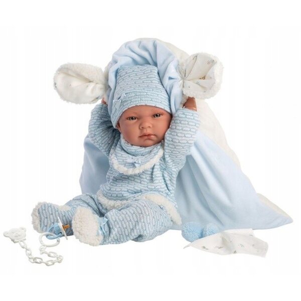 Llorens Baby Doll Nico 38 cm - Bambino Realistico in Vinile con Dettagli Unici