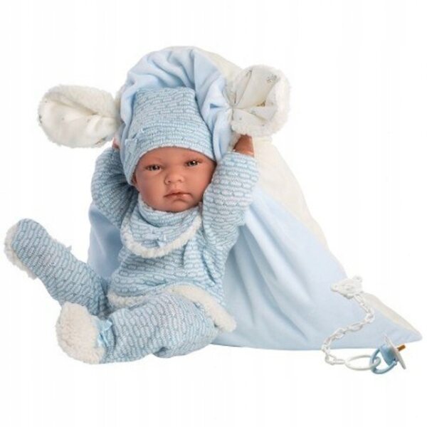 Llorens Baby Doll Nico 38 cm - Bambino Realistico in Vinile con Dettagli Unici
