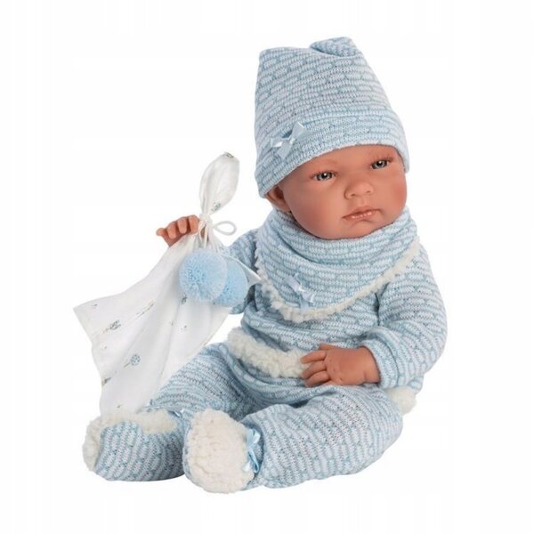 Llorens Baby Doll Nico 38 cm - Bambino Realistico in Vinile con Dettagli Unici