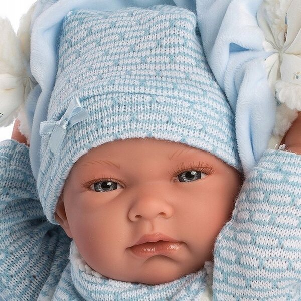 Llorens Baby Doll Nico 38 cm - Bambino Realistico in Vinile con Dettagli Unici