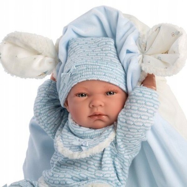 Llorens Baby Doll Nico 38 cm - Bambino Realistico in Vinile con Dettagli Unici