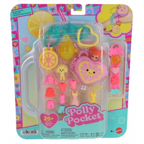 Гривна Polly Pocket Stylowa Cytrynka с мини кукла и аксесоари