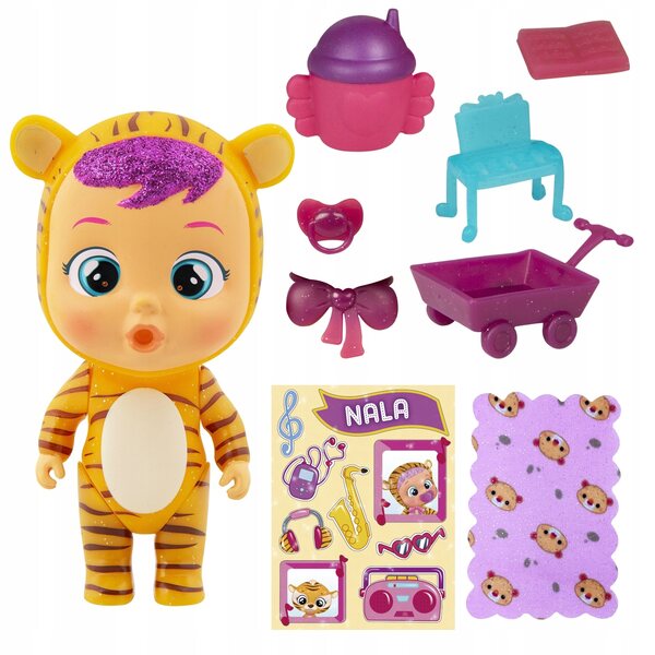 Cry Babies Magic Tears 14 cm große Puppe mit geflügeltem Haus und Überraschungen