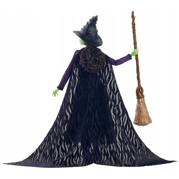Set di bambole da collezione Wicked Elphaba Deluxe Mattel con dettagli autentici