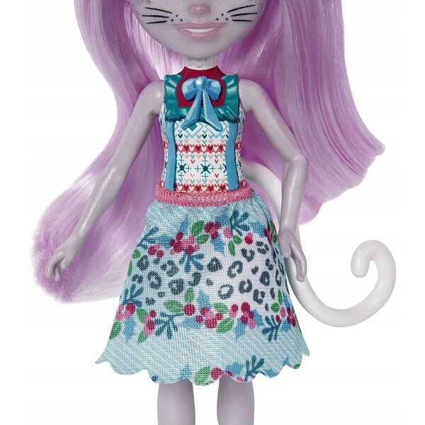 Enchantimals Adventskalender mit 24 Überraschungen und Sybill Snow Leopard Puppe