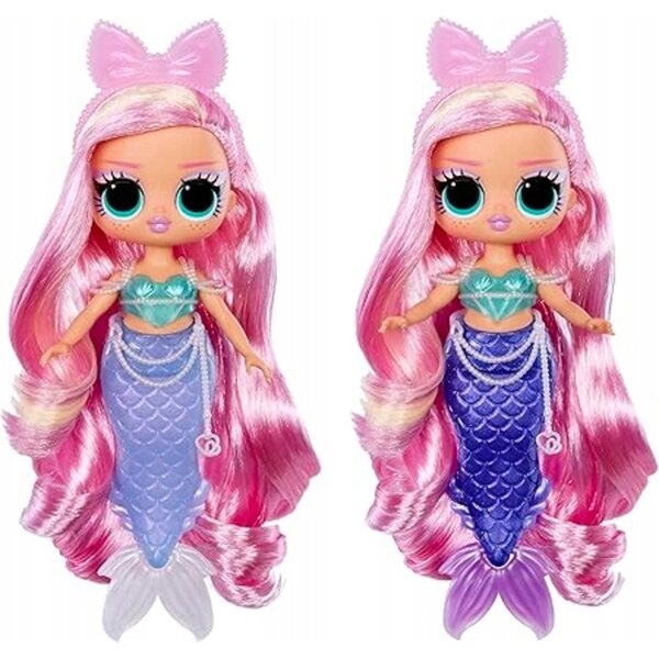 Coda da sirena Waves Mermaid Lola con pinna mobile e cambiamento colore per bambini 4+