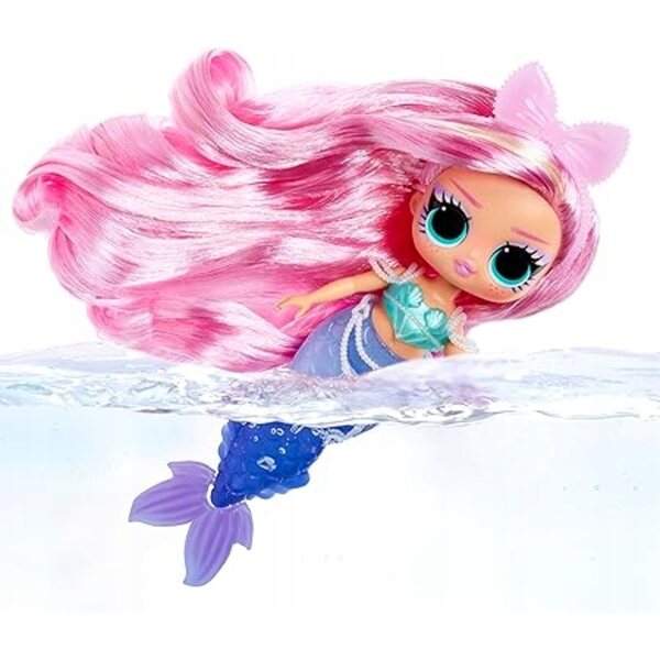 Coda da sirena Waves Mermaid Lola con pinna mobile e cambiamento colore per bambini 4+