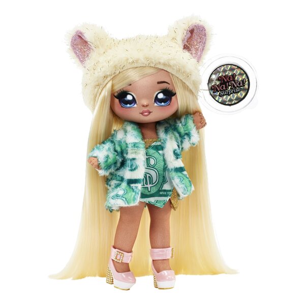 Eine Minipuppe! AN! AN! Pom Glam Victoria Grand Surprise für Kinder ab 3 Jahren