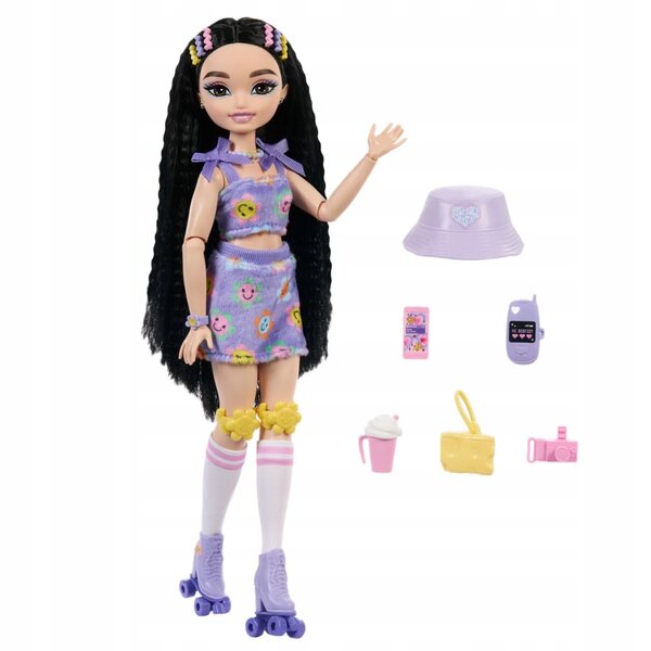 Barbie Dream Besties Renee su Wrotki con Accessori per Bambine dai 4 Anni