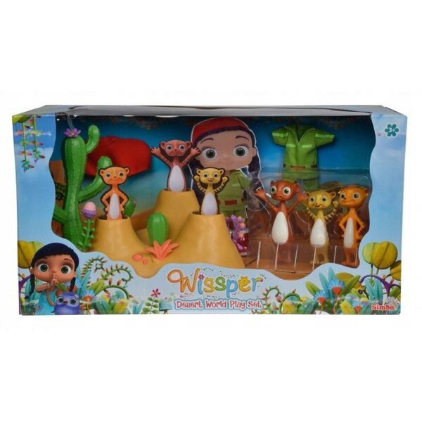 Wissper Desert World Simba Erdmännchen-Spielset für Kinder ab 3 Jahren