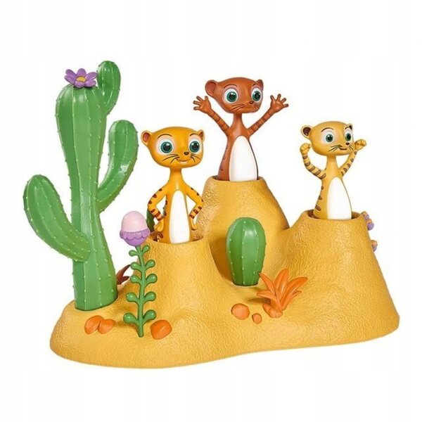 Wissper Mondo del Deserto Set Gioco Suricati Simba per Bambini 3+