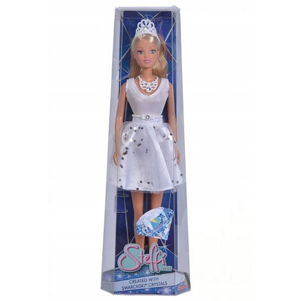 Steffi Love con Abito da Sposa e Cristalli Swarovski - Bambola Moda per Bambini 3+