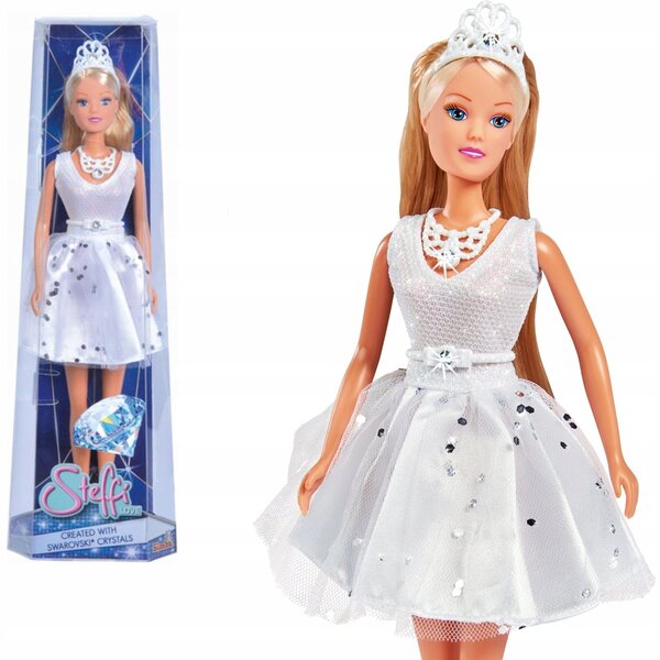Steffi Love con Abito da Sposa e Cristalli Swarovski - Bambola Moda per Bambini 3+