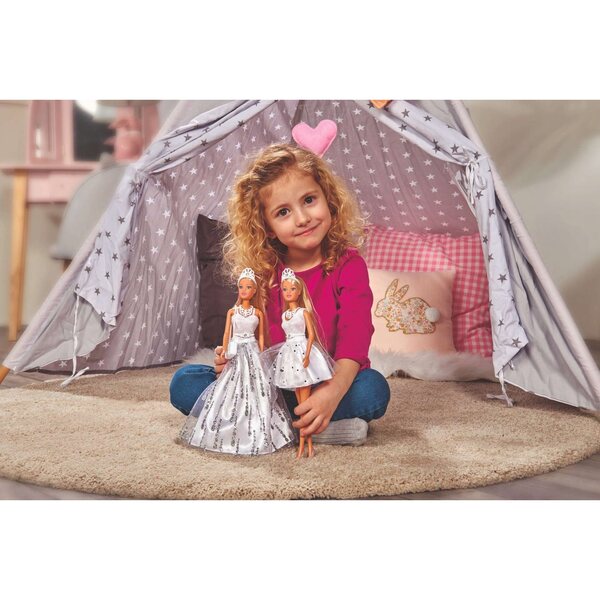 Steffi Love con Abito da Sposa e Cristalli Swarovski - Bambola Moda per Bambini 3+