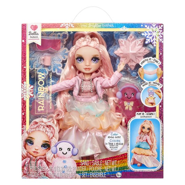 Rainbow High Winter Wonderland Bella Parker Puppe mit Zubehör 28 cm