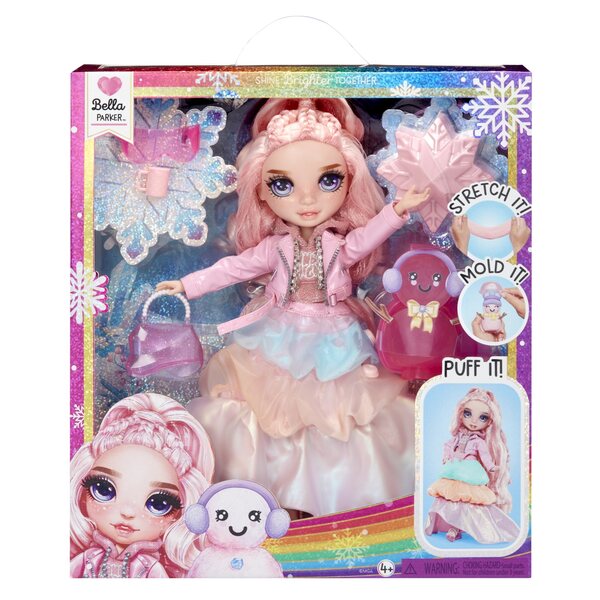 Bambola Rainbow High Winter Wonderland Bella Parker con Accessori 28 cm