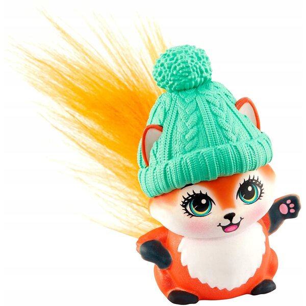 Enchantimals Felicity Fox mit Winter Sanie und Zubehör für Kinder ab 4 Jahren