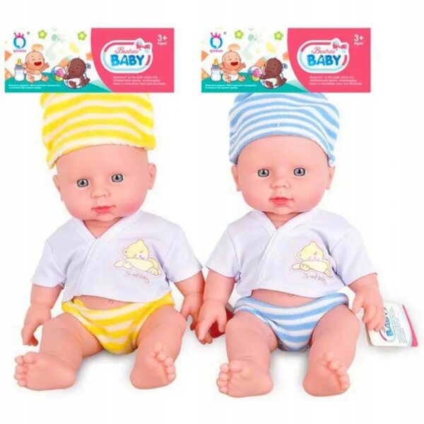 Lalke Bobas Parlante 28 cm con Suoni Mama e Tata per Bambini 3+