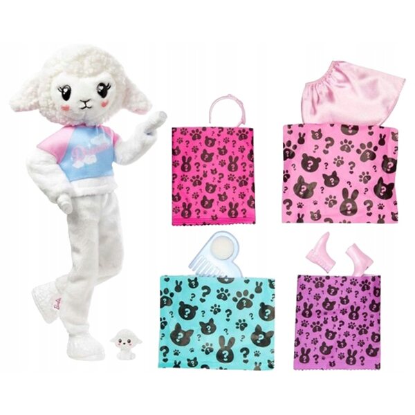 Enthüllung von Barbie Cute im Morbida Oveja-Kostüm mit Accessoires und Überraschungen