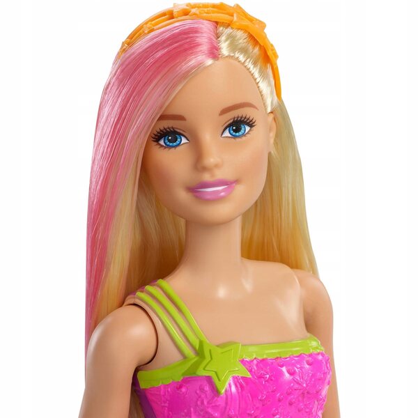 Barbie Zaczarowana Syrenka mit Delphin und Farbwechsler – Spielzeug für Kinder ab 3 Jahren