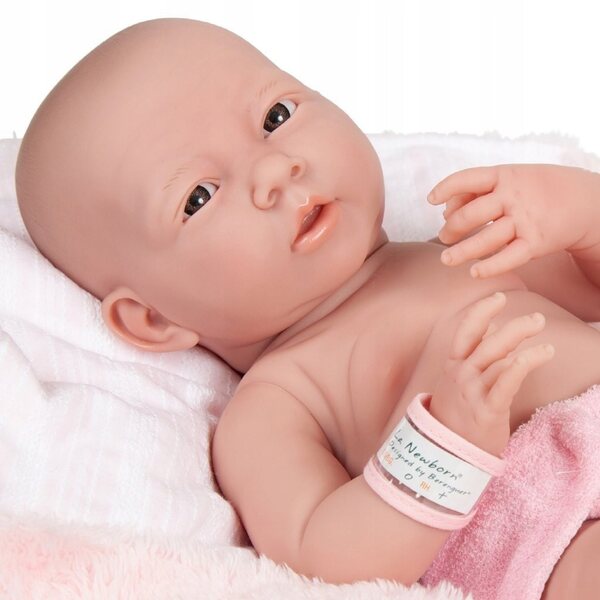 Bambola Berenguer bambina 38 cm vinile, accessori inclusi, made in Spain