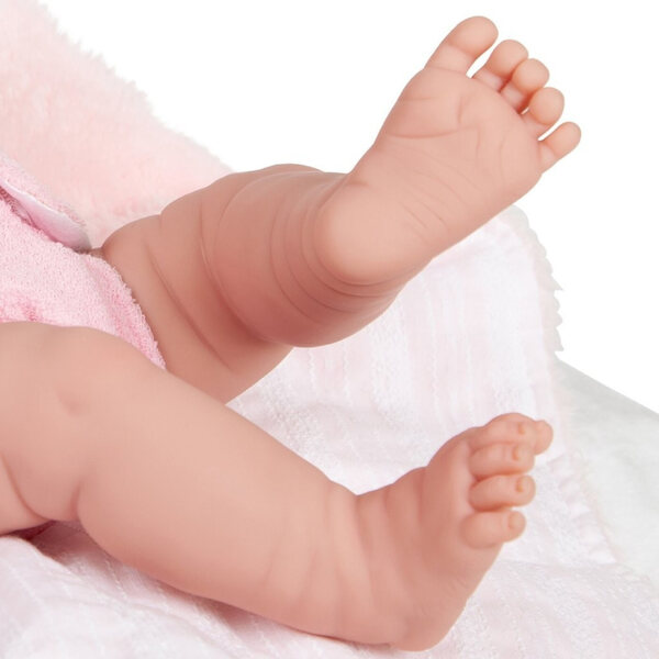 Bambola Berenguer bambina 38 cm vinile, accessori inclusi, made in Spain