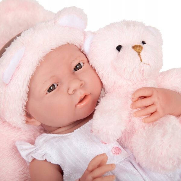 Bambola Berenguer bambina 38 cm vinile, accessori inclusi, made in Spain