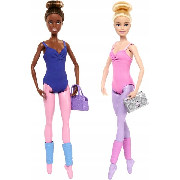 Barbie Career Set mit 2 Ballerina-Puppen mit Zubehör für Theater und Tanz