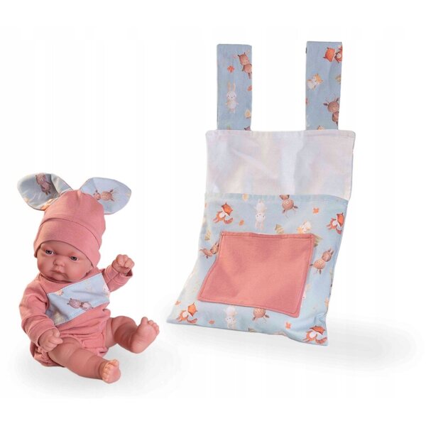 Antonio Juan Pitu: Bambino New Born in Vinile Morbido 26 cm, Corpo in Celofano