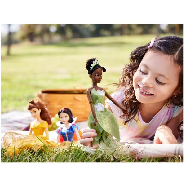 Bambola Tiana principessa Disney 29 cm con capelli realistici e vestito dettagliato