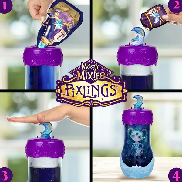 Magic Mixies Pixlings Shimmerverse Serie 2 Pheona Doll Edition für Kinder ab 5 Jahren