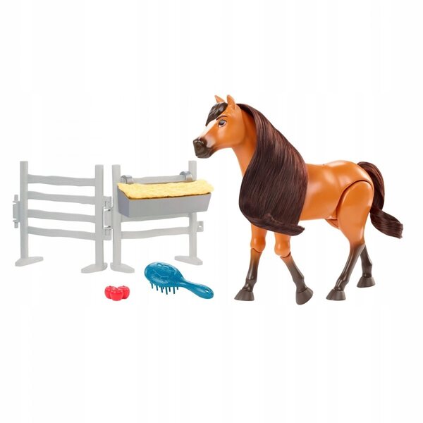 Figurina Mustang Duch della Libertà Spirit con Suoni e Accessori, 20 cm