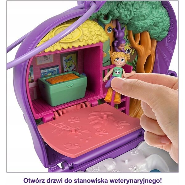 Polly Pocket Elephant Adventure Set avec boîte et accessoires GTN22 pour enfants