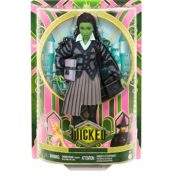 LALKA WICKED ELFABA lalka filmowa w stroju szkolnym + akcesoria