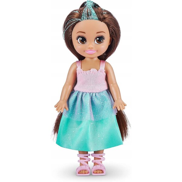 Sparkle Girlz Set 6 Principesse con Articolazioni Mobili e Abiti Colorati