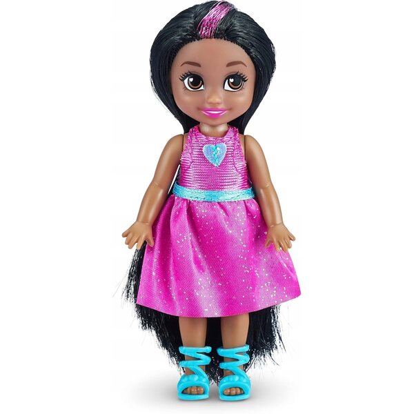 Sparkle Girlz Set 6 Principesse con Articolazioni Mobili e Abiti Colorati