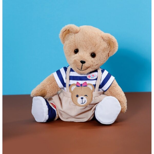 Baby Born Teddy abito vestito peluche per bambole da 43 cm, con tasca e scarpe