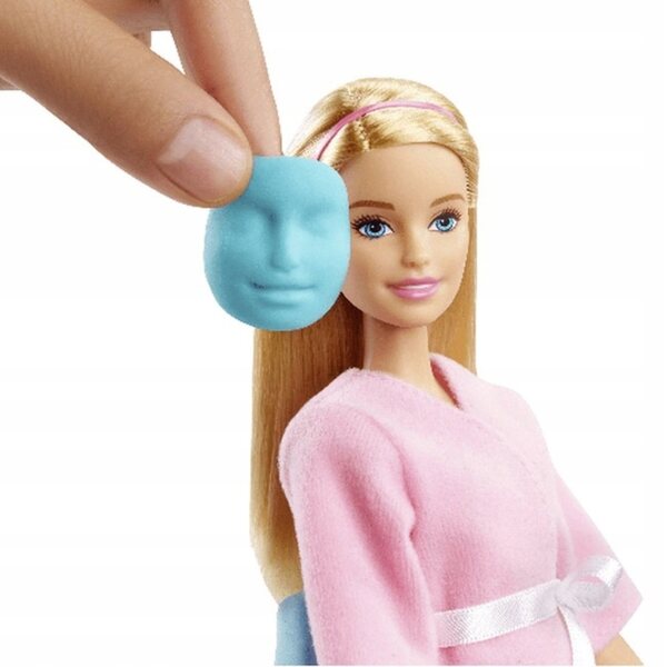 Barbie Salon SPA mit Gesichtsmaske und Zubehör für entspannendes Kinderspiel