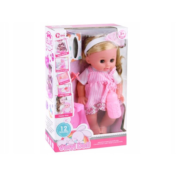 Lalatta Bobas Interattiva con Capelli Lunghi, Suoni e Accessori Inclusi