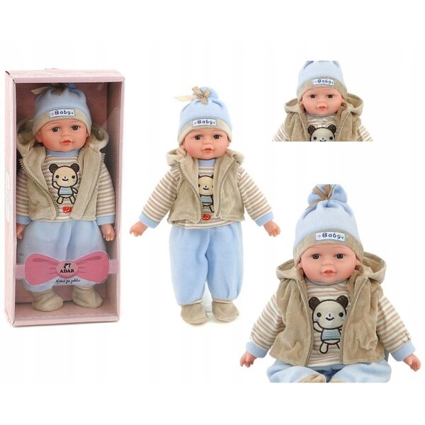 LALKA BOBAS 35cm MÓWI, ŚPIEWA + lux opakowanie