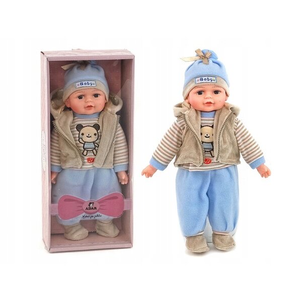 LALKA BOBAS 35cm MÓWI, ŚPIEWA + lux opakowanie