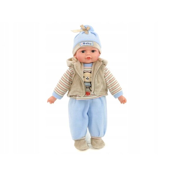 LALKA BOBAS 35cm MÓWI, ŚPIEWA + lux opakowanie