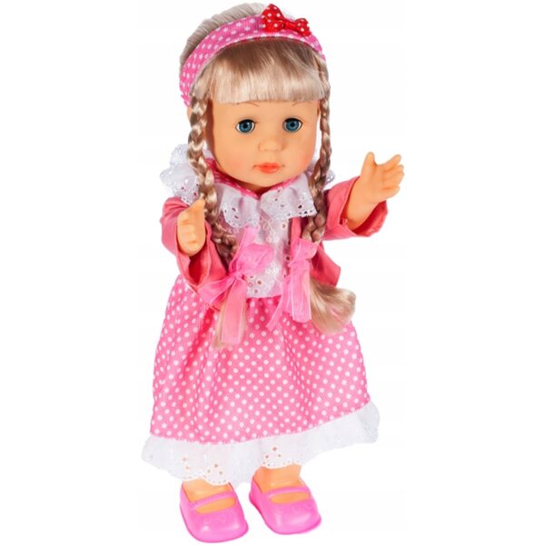 Bambola interattiva Belinda baby che cammina, canta e reagisce al battito di mani 42cm