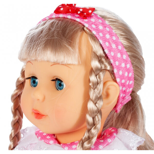 Bambola interattiva Belinda baby che cammina, canta e reagisce al battito di mani 42cm