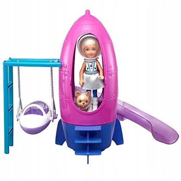 Barbie Space Discovery Chelsea con razzo e cucciolo - gioco educativo spaziale