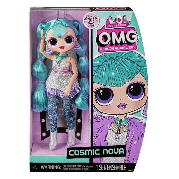 LOL Sorpresa OMG COSMIC NOVA - Fashion Doll con accessori, per bambini 6+